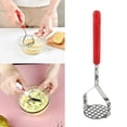 thumbnail image 1 of Garlic and Potato Masher for Kitchen Use – Stainless Steel Pressed Potato Masher Puree Maker Household Potatoes Crusher Potatoes Pusher Gadget for Smooth Mash and Puree, 1 of 6