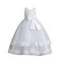 thumbnail image 1 of Robes Fille Robe Formelle pour Filles Robes Blanches pour Filles Robes de Bal pour Filles Tenue pour la Journée des Enfants Filles Mode, 1 of 5