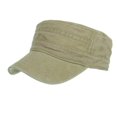 thumbnail image 1 of LNGOOR Hats For Men Washed Cotton Military Caps Cadet Caps Unique Design Vintage Flat Top Cap Baseball Cap, 1 of 3
