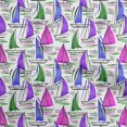 thumbnail image 1 of oneOone Georgette Viscose Purple Fabric Beach Boat Sewing Craft Projects Fabric Prints By Yard 42 Inch Wide, 1 of 4