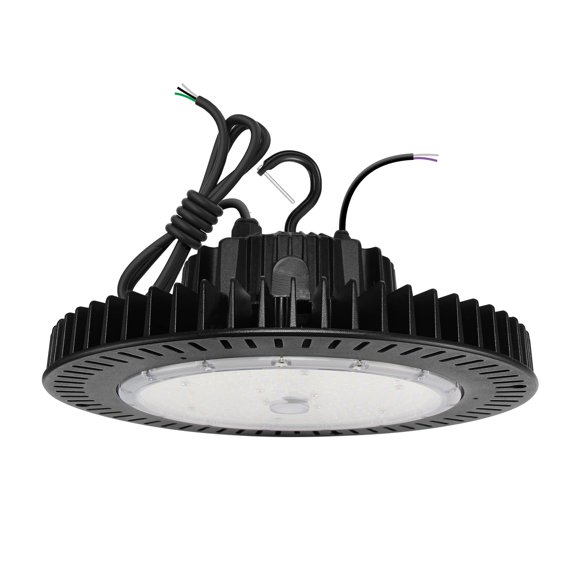 OPENLUX 150W UFO LED Lumière de Baie Haute, 21750LM 0-10V Dimmable Lumières de Magasin LED Haute Baie Approuvées UL DLC Lumière d'Entrepôt 5000k Lumière du Jour
