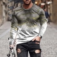 thumbnail image 1 of TIMIFIS T-Shirt pour Homme Classique Incontournable Chemises pour Hommes Hauts Décontractés Col Rond Chandail à Enfiler Manches Longues T-Shirt Hauts Été Vêtements Confortables Vintage T-Shirt à Imprimé Graphique - Gris Automne, 1 of 5