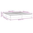 thumbnail image 4 of vidaXL Bed Frame Light Grey 183x213cm California King Velvet, 4 of 5