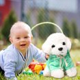 thumbnail image 2 of EQWLJWE Jouet en Peluche Chiot Simulation Poupée Chien en Peluche Chiffon Poupée Trompette Mignonne Simulation Animal Poupée, 2 of 3