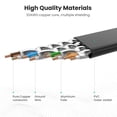 thumbnail image 5 of Cat 7 Ethernet Cable, Shielded Ethernet Cable Flat RJ46 Network, 5 of 5