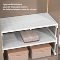 thumbnail image 4 of Expandable Closet Shelf Storage Rack Vegetable Retractable Layered Partition Expandable Rack for Cupboard Closet Shelves, 4 of 8