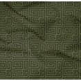 thumbnail image 4 of oneOone Organic Cotton Poplin Twill Fabric Greek Key Geometric Decor Fabric Printed BTY 42 Inches Wide, 4 of 4