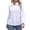 White, variant on White Blouse Non Button Down Shirts Long Sleeve Collar Regular Fit Shirts Colours Stretch Casual Shirts Business Shirt Shirt Classic Long Women Shirts White M