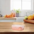 thumbnail image 4 of Ohufall Small Rectangular Airtight Food Storage Containers With Lids Plastic Refrigerator Fresh Keeping Box Kitchen Lunch Box, 4 of 6