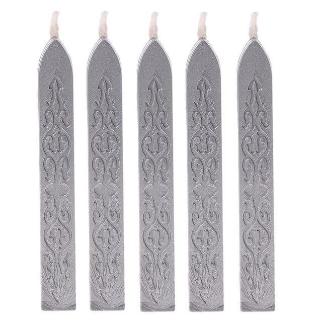 simhoa 5 Pieces Sealing Sticks with Wick for Sealing Envelopes Packages Invitation 9