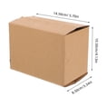 thumbnail image 2 of AURARMLET 10pcs Empty Boxes for Packaging Corrugated Cardboard Light Yellow for Moving, 2 of 6