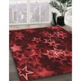 thumbnail image 3 of Ahgly Company Machine Washable Indoor Rectangle Transitional Maroon Red Area Rugs, 2' x 4', 3 of 7