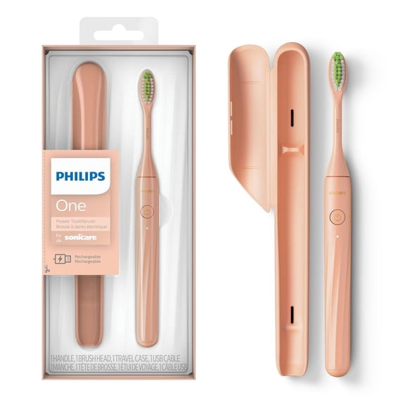 Philips One par Sonicare Brosse à Dents Rechargeable, Champagne, HY1200