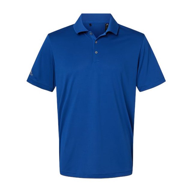 Adidas Polo de Performance pour Hommes, 3TG, Bleu Royal Collégial