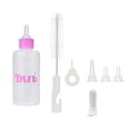 thumbnail image 2 of Pet Bottle Kit, Squeeze Liquid Replaceable Silicone Teat for Newborn Kittens, Puppies, Rabbits, Small Animals Replacement Teat Cat Feeding Bottle Feeding Tool, 2 of 7