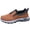 Brown, variant on AUDeals Men's Slip On Loafers, Leather Orthopedic Shoes with Arch Support for Work, Office and Daily Walking (Black, 7.5)