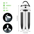 thumbnail image 4 of POINTERTECK Lanterne de Camping à 60 DEL Rechargeable à Énergie Solaire, Lumières de Camping à 5 Modes d'Éclairage, Lumière d'Urgence pour la Randonnée, le Backpacking, la Pêche, Utilisation Extérieure et à la Maison, Portative, 4 of 9