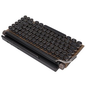 Clavier informatique, 2000mA Clavier mécanique de batterie Conception unique Fonctionnement facile pour le bureau pour l'école pour la maison