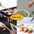 thumbnail image 2 of 2 Pcs 12-Inch Fine Cooking Tweezer Tongs,Extra-Long Stainless Steel Kitchen Tweezers Tongs, 2 of 5