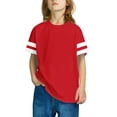 thumbnail image 3 of RXIRUCGD 2025 Vêtements d'Été pour Enfants, T-shirt à Rayures pour Garçons et Filles, Mode Mignon, Col Rond, Manches Courtes, 3 of 7