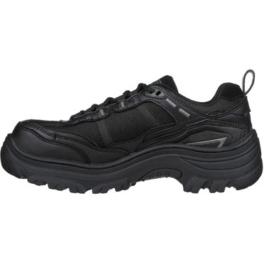 SKECHERS WORK Women's Burgin - Hazardville  Composite Toe Work Shoe Black - 108076-BLK