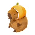 thumbnail image 4 of Tachiuwa Capybara Stuffed Toy Capybara Toy Animal Doll Capybara Stuffed Animal Decorative Orange and S, 4 of 9