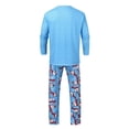thumbnail image 4 of Family Matching Christmas Pajama Sets Snowman Top Pants 2PCS Christmas PJs Bodysuits, 4 of 8