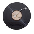 thumbnail image 2 of Glass Disk Wall Clock - Vinyl record, 2 of 2