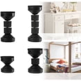 thumbnail image 2 of Liquidation! beishanbush 2 Pcs Butées de Tête de Lit Réglables Outil Anti-Vibration pour Cadre de Lit Butée Murale de Lit Coussin de Tête de Lit pour Armoire Chaise Canapé Meubles Taille Unique Noir, 2 of 7