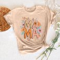thumbnail image 4 of RKSTN Hauts d'Été pour Femmes 2024 Décontractés Coupe Ample Polyvalents T-Shirts Graphiques Mode à Imprimé Floral Respirants Manches Courtes Col Rond T-shirt Blouses, Cadeaux de la Fête des Mères, 4 of 5