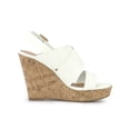thumbnail image 3 of BLISSFUL STEP Women's Platform Heels Ankle Strap Wedges Sandals, 3 of 7