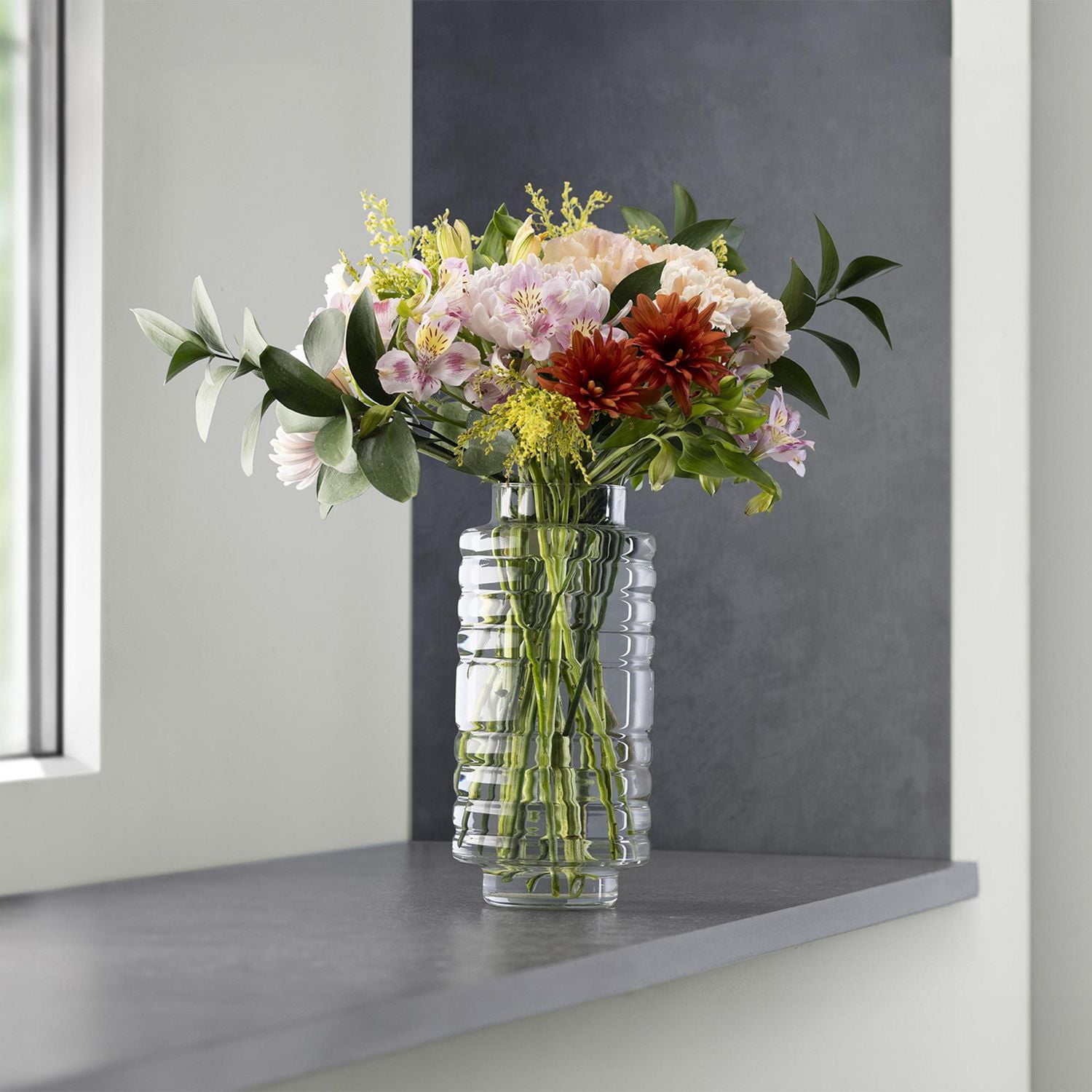 Vase rainuré Libbey