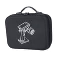 thumbnail image 3 of Bunblic RC Transmitter Carrying Bag Protector Smooth Zipper Sturdy Dustproof with Handle Long Trips Remote Controller Storage Case black, 3 of 8