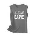 thumbnail image 4 of SDNall Womens Fashion Printed Round-Neck Loose Sleeveless T-shirt Pullover Tops, 4 of 9