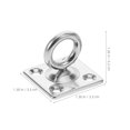 thumbnail image 2 of HEALEEP 2Pcs U Hooks Versatile Attachment Point for Boat and Marine Use Easy Installation 1.30X1.30X1.26In Silver, 2 of 8