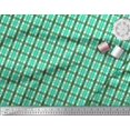 thumbnail image 3 of Soimoi Poly Georgette Fabric Gingham Check Print Fabric by the Yard 52 Inch Wide, 3 of 3