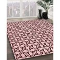 thumbnail image 3 of Ahgly Tapis Rectangulaire Lavable en Machine Intérieur Transitionnel Marron Rouge, 2 Pieds x 4 Pieds, 3 of 7