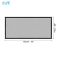 thumbnail image 2 of Uxcell Window Screen Mesh, 28" x 59" DIY Fiberglass Netting Mesh Black Frame with Hook and Loop Adhesive Edging, 2 of 6