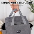 thumbnail image 3 of Lunch Bag for Nurses for Work, Mens Lunch Bags Lunch Bag for Kid, Women'S Lunch Bag for Work, Elegant Lunch Bags for Women, Gray, 3 of 8