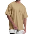 thumbnail image 2 of AherBiu T-Shirts pour Hommes Surdimensionnés en Coton Léger à Col Rond à Manches Courtes T-Shirt Décontracté, 2 of 9