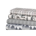 thumbnail image 2 of Snow Cap Ensemble de draps en flanelle de coton 4 pièces, 2 of 3