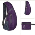 thumbnail image 2 of Men‘S Multiple Compartment Chest Sling Packs Shoulder Cross Body Bag Cycle Day Packs Satchel Backpack, 2 of 6