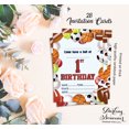 thumbnail image 5 of Darling Souvenir Multicolor Birthday Invitation Card 28 Pcs Fill or Write In Blank Invites Printable Party Supplies 5 x 7 Inches, 5 of 5