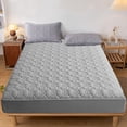 thumbnail image 4 of 150x200cm Waterproof Mattress Protector Soft Washed Cotton Bed Cover Breathable Mattress Pad Cover 59x78 Inches, 4 of 5