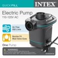 thumbnail image 4 of Intex 120V Quick Fill AC Electric Air Pump & Kidz Inflatable Air Bed Mattress, 4 of 10