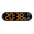 thumbnail image 1 of Penkiiy 13.7" Large Digital Wall Clock Battery Operated with Big Digits LCD Screen Display, Day, Date, Alarm, Auto DST, Temperature for Living Room, Bedroom, Desk Decor, Mounted, Gift for Elderly, 1 of 6