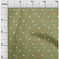 thumbnail image 2 of oneOone Viscose Jersey Light Green Fabric Geometric Dress Material Fabric Print Fabric By The Yard 60 Inch Wide, 2 of 5