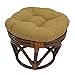 thumbnail image 3 of Coussin Repose-Pieds Capitonné Rond en Polyester Filé de 18 Po, 3 of 3