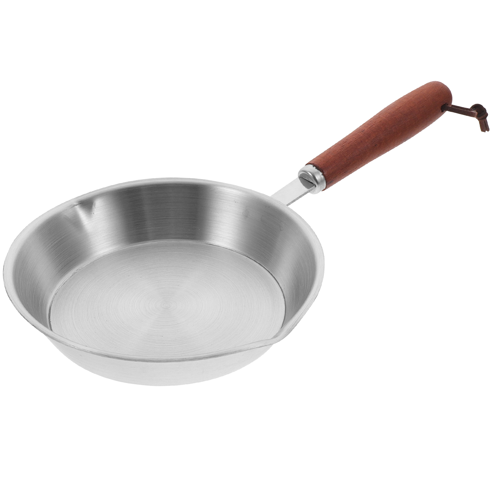 OUNONA Kitchen Cookware Sets Frying Pan Stainless Steel With Anti-scalding For Chefs 1Pcs