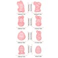 thumbnail image 3 of Easter Cookie Cutters,8Pc Mini Easter Cookie Cutters Set,Easter Fondant Biscuit Pastry Cookie Cutter, Handle Cutter Bunny,Rabbit, Egg, Chick, Carrot Cookie Cutters for Spring Holiday Baking, 3 of 9